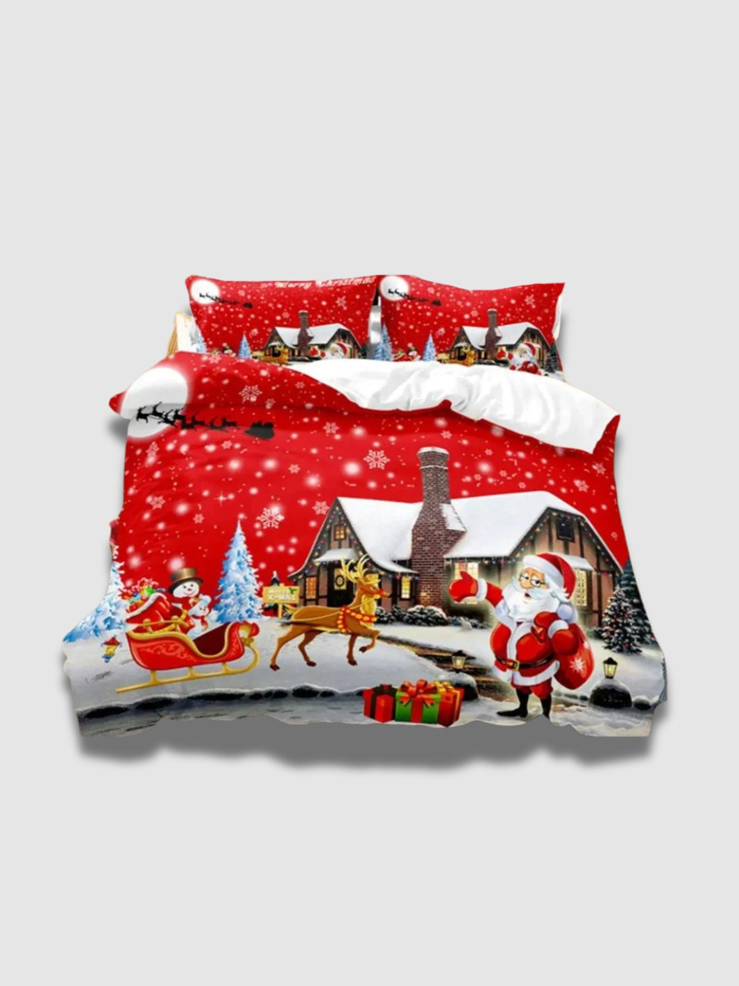 Housse de couette noel 220x240