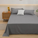 Drap plat en Polyester gris - 250x230cm 1pc