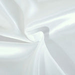 Drap plat en Satin blanc