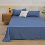 Drap plat en Polyester bleu - blue / CHINA / 250x230cm 1pc