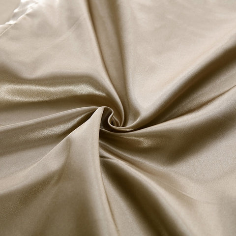 gold colored silk silk