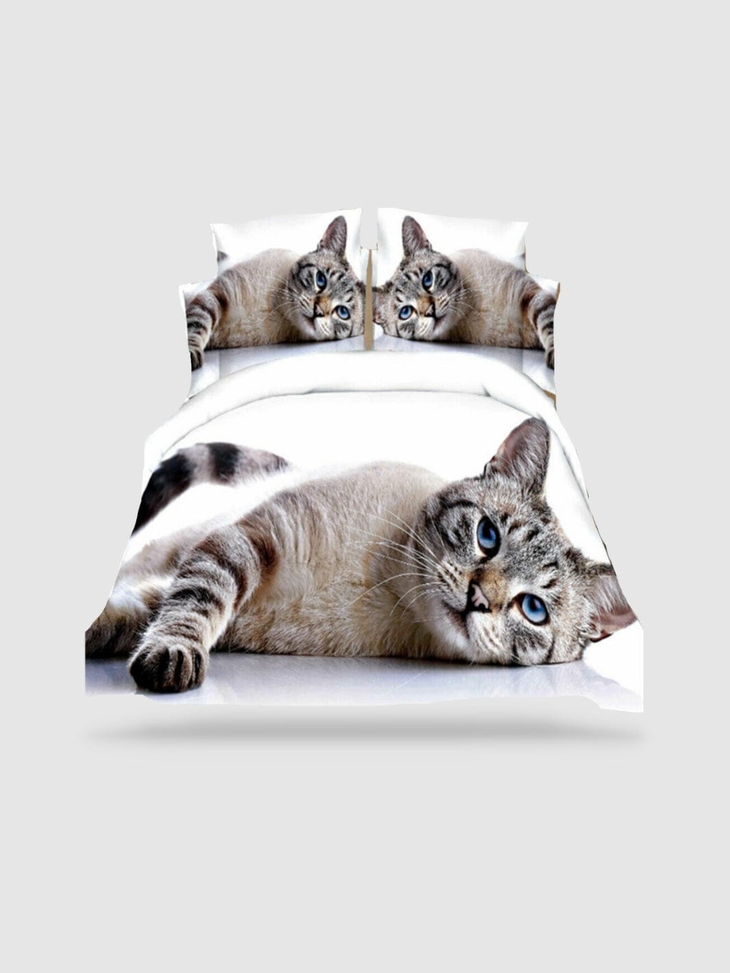 housse de couette chat 220x240 - 135x200cm