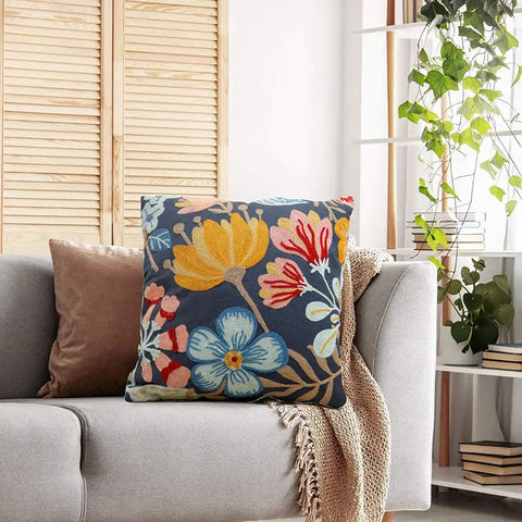 floral cushion cover