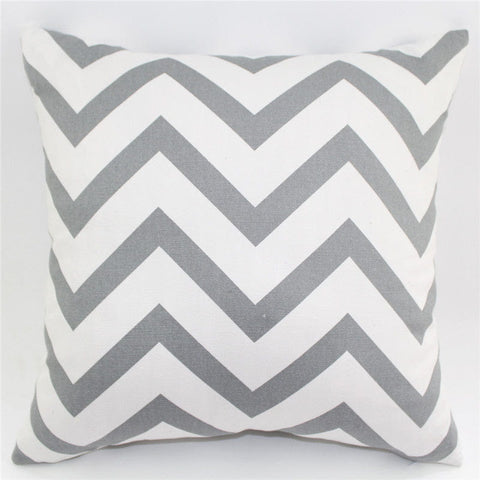 wavy cotton cushion cover